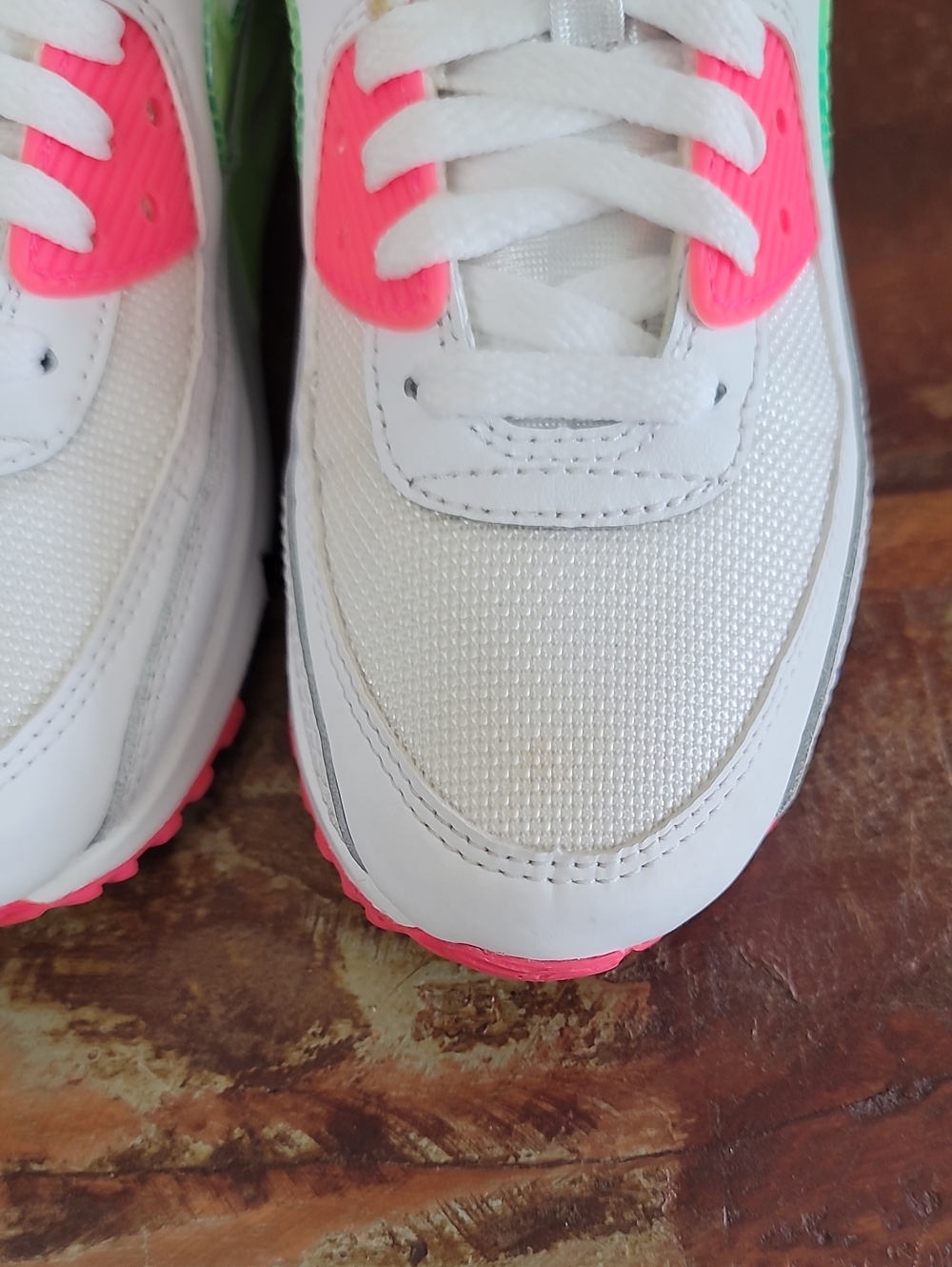 🔥 Air Max 90 "White Indigo Burst Volt" Wmns 6.5 Good Condition. Fast Shipping - Picture 16 of 16